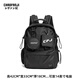 CHAOFANJI潮梵紀日系潮牌雙肩包男女中性款學(xué)生書(shū)包大容量防水背包旅行包 黑色小號 【加購下單送熊貓掛件】