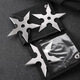 五角星鏢小刀不銹鋼訓(xùn)練忍者飛鏢日式飛鏢暗器針動(dòng)漫道具卡卡西鏢 3個(gè)五角流星鏢-送收納套