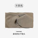 忽憶浩漫孕婦產(chǎn)婦產(chǎn)后月子帽子春夏季棉春秋防風(fēng)頭巾女包頭外出月子發(fā)帶 卡其色 5cm