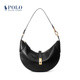 Polo Ralph Lauren 拉夫勞倫 Polo ID 女配 經(jīng)典款皮革迷你單肩包RL51969 001-黑金 ONE