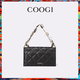 COOGI包包女款輕奢品牌高端時(shí)尚女士手提斜挎包2026年老婆紀念生日禮物 黑色（精美禮盒＋禮袋）