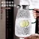青蘋果冷水壺涼水壺家用玻璃耐高溫涼白開裝水杯果茶泡茶壺高顏值大容量 樹皮壺2000ml【3.0升級加厚款】