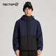 探拓探拓（TECTOP）沖鋒衣三合一防寒戶外登山服 藏青/經(jīng)典黑 L