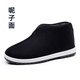 傲萬(wàn)冬季老北京布鞋加絨加厚中老年保暖老頭鞋復古民族風(fēng)男士大碼棉鞋 黑色（呢子款） 42 【適合41的腳穿】