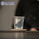 蘇氏陶瓷（SUSHI CERAMICS）鎏銀主人杯銀龍魚包銀聞香杯非遺大師鄭文強帶禮盒功夫茶杯J0815