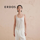 ERDOS 修身圓領(lǐng)U形領(lǐng)精紡絨毛混紡內(nèi)搭女吊帶背心羊絨衫 白 165/84A/M