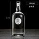 瓶樽天下透明玻璃酒瓶紅酒瓶家用原漿酒密封瓶玻璃酒瓶子白酒瓶空瓶洋酒瓶 透明1000ml 配玻璃蓋