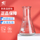 比克曼生物 蜀牛錐形瓶廣口三角燒瓶250ml實(shí)驗(yàn)室直口三角瓶大B口加厚玻璃耐高溫?zé)?【廣口/喇叭口】250ml（店鋪熱銷）