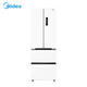 美的（Midea）421法式多門(mén)超薄純平全嵌除菌凈味一級能效風(fēng)冷無(wú)霜變頻國家補貼20%家用冰箱MR-421WUFPZE底部散熱