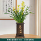 Only you【2小時(shí)達】蘭花盆栽室內帶花苞名貴春蘭墨蘭開(kāi)業(yè)喬遷母親節禮物 黃綠蘭花-綠翡翠【天道酬勤盆】