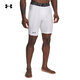 安德瑪（UNDERARMOUR）HeatGear Armour男子訓(xùn)練運(yùn)動(dòng)緊身中褲1361602 白色101 XL
