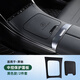 車酷佳適用于奔馳中控面板硅膠GLC300新C級C260L C200L車內(nèi)裝飾改裝皮革 新C級中控面板【原車黑】奔馳標(biāo)