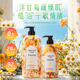 美仙嬌臻養煥膚香氛沐浴露洋甘菊舒緩干皮持久留香洗澡保濕柔嫩官方正品 舒緩皇牌new臻養煥膚沐浴露 單瓶 1kg