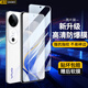 造貝（ZAOBEI）適用 vivo s19鋼化膜高清透明保護(hù)膜VIVOS19全屏鋼化玻璃手機(jī)膜防刮防爆強(qiáng)抗指紋 高清透明鋼化前膜(2片裝)+碳纖維后軟膜