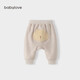 babylove嬰兒大PP褲秋冬加絨保暖寶寶長(cháng)褲高腰護肚外穿百搭休閑褲