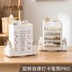 時(shí)代良品 自律打卡神器旋轉筆筒收納盒高顏值大容量學(xué)生多功能桌面收納盒打卡筆桶 奶白色【一年裝內附52頁(yè)+可擦筆+可擦紙】