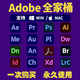 PR軟件PS AI AE LR AU PDF遠程安裝Adobe全家桶2017-2024中文版視頻剪輯 Win 遠程安裝 需要幾個拍幾個