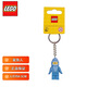 LEGO積木小人鯊魚(yú)蝙蝠俠鑰匙扣掛件玩具人仔情侶玩偶套生日禮物 鯊魚(yú)人鑰匙扣 853666