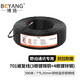 博揚(yáng)三銅四鋼701被復(fù)線 500米 7*0.25mm雙絞監(jiān)控視頻線 野外輕型電話線 抗拉背負(fù)野戰(zhàn)通訊線地質(zhì)勘探線
