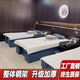 足浴沙發(fā)足療電動按摩一體SPA床泰式按摩床洗腳修腳沐足沙發(fā)躺椅 藍  0.9米寬2米長0.5米高開口款