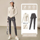 悅步羽毛球跑步運動(dòng)套裝女高級感健身服上衣普拉提訓練服瑜伽服外套 【薄絨2件】淺象牙上衣+鈦灰褲裙 M （偏小,建議拍大一碼）