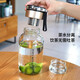 君冉噸杯玻璃水杯耐高溫大容量1000ml水壺墩噸杯茶杯男茶水分離泡茶杯 本色750ml+送杯套