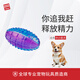 貴為（GiGwi）狗狗玩具球發(fā)聲寵物柯基泰迪中型犬磨牙耐咬 G-Ball橄欖中號透明
