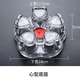 百圣牛蠟燭臺加熱底座煮茶爐玻璃茶具心形個(gè)性暖茶器溫茶器茶托配件簡(jiǎn)約 心形玻璃蠟燭底座 不含蠟燭