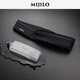 MIJILO米基洛專業(yè)馬拉松腰包女男款 新款跑步手機(jī)袋水壺包晨跑運(yùn)動(dòng)腰帶 純黑色（配月形水壺330ML）