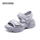 斯凱奇（Skechers）涼鞋女士夏季厚底增高女鞋外穿透氣運(yùn)動(dòng)涼拖鞋軟底沙灘鞋119863