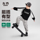 左西兒童衛(wèi)衣男童春秋款2025新款男孩拼接上衣帥氣男大童 黑色 160