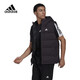 阿迪達(dá)斯 （adidas）羽絨馬甲男裝連帽運(yùn)動(dòng)上衣保暖外套HG6277 A/2XL碼