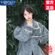 莫代爾復(fù)古毛邊牛仔外套女2025春秋季新款寬松小眾時(shí)尚休閑學(xué)生夾克上衣 藍(lán)色 M 95-105斤