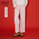 Teenie Weenie小熊女裝秋簡(jiǎn)約時(shí)尚休閑質(zhì)感通勤直筒牛仔褲 粉色 M 165
