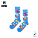 Happy Socks【新品】Happy Socks水果可愛(ài)襪子多巴胺襪子中筒襪襪子女ins潮 水果云藍 1雙 M 36-40