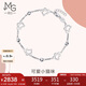 周生生七夕禮物Pt950PetChat小貓手鏈女款90419B計(jì)價(jià)19厘米5.65克