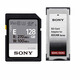 索尼（SONY）SXS/SBP專(zhuān)業(yè)攝像機存儲卡Z280/X280/X160/X580內存卡 讀卡器  128G讀取270存儲卡+SD-02卡套 官方標配