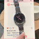 歌莉侑（GCCLIYO）手表女士2025新款小眾輕奢高顏值初高中石英女生手鏈腕表七夕禮物 銀帶粉針