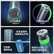 TESK特斯拉4680 46950電池32000毫安充電寶超大容量可拆卸換電全鋁合金雙向PD快充全級(jí)耳高倍率特斯拉 遠(yuǎn)峰藍(lán) 25000毫安