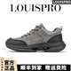 LOUISPRO休閑男鞋2025春夏新款軟底鞋子男復(fù)古百搭厚底增高戶外運(yùn)動鞋男 灰色 【頭層牛皮】 42 【標(biāo)準(zhǔn)皮鞋碼】