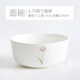 唯潤骨瓷餐具米飯碗面碗蒸蛋微波爐專(zhuān)用家用大號湯碗深菜盤(pán)碟子大魚(yú)盤(pán) 蒲公英6.75英寸hd碗