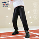 鴻星爾克兒童褲子男女童秋冬保暖加厚加絨褲針織長(cháng)褲衛褲運動(dòng)長(cháng)褲暖暖褲 正黑-加厚加絨 150
