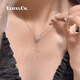 憶瑾S925銀輕奢小眾蝴蝶項鏈女簡(jiǎn)約高級圓珠流蘇百搭鎖骨鏈情人節禮物 【精美禮盒】流蘇蝴蝶項鏈