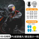 杜漢（DUHAN）vs02杜漢摩托車騎行服男四季PU皮賽車服越野機車皮衣防摔夾克橘S