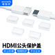 維智控 HDMI防塵塞  封堵塞 電視投影儀機頂盒筆記本數據線(xiàn)接口保護蓋堵頭 塑料材質(zhì) 透明/HDMI公頭蓋 10個(gè)