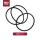 無(wú)印良品（MUJI）黑色 2包6件 橡皮發(fā)圈  發(fā)繩 頭繩 皮套 57803 細繩