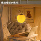 小野七天宿舍床上燈懸掛月亮燈寢室床頭充電小夜燈學(xué)生閱讀燈賬內(nèi)氛圍吊燈 月球小夜燈【無極調(diào)光】
