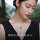 東方翡翠帝王綠吊墜S925銀滿鑲滿綠笑口常開笑佛玉墜項鏈生日禮物送老婆 【佛公1號】高性價比推薦