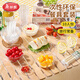 美麗雅食品級(jí)晶透一次性餐具套裝7件套派對(duì)戶(hù)外野餐專(zhuān)用聯(lián)名款
