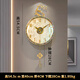 尊奈爾2025新款客廳創(chuàng)意掛鐘高檔現(xiàn)代高端大氣時(shí)鐘表掛墻輕奢高級(jí)感掛表 福鹿吉祥【大號(hào)】